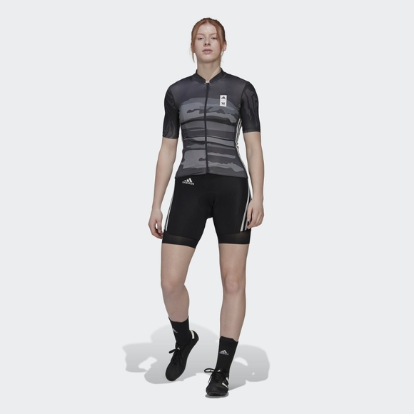 Women's Adidas x Thebe Magugu Aeroready Cycling Jersey - Picture 1 of 16